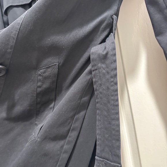 JEAN PAUL GAULTIER TARGET TRENCH COAT 12 BLACK WINTER DESIGNER - Picture 16 of 16